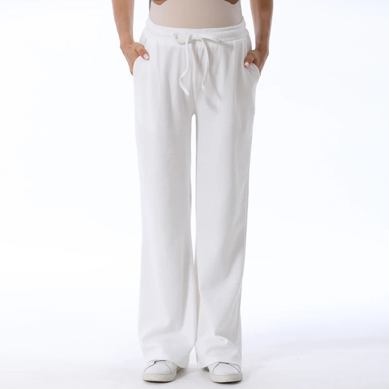 New Adjustable Waist Maternity Straight Pants