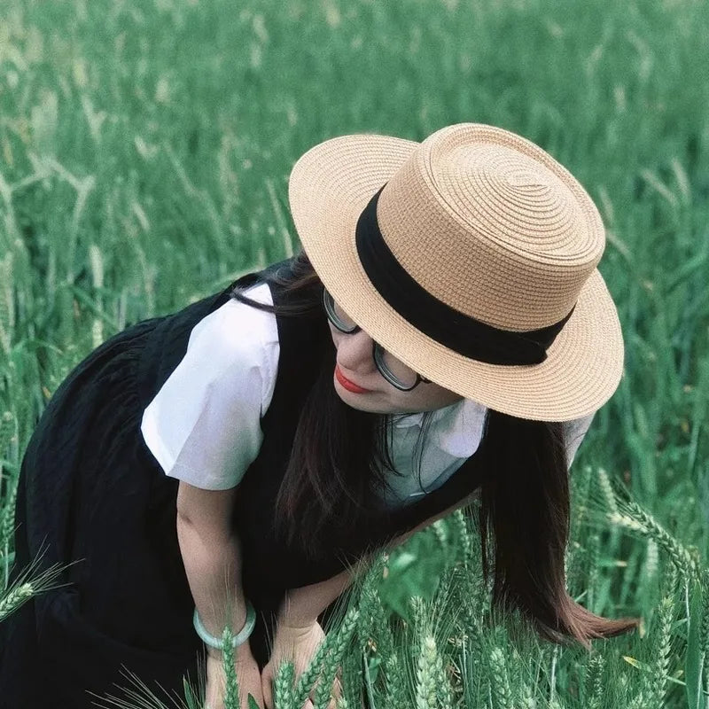 Women’s Wide Brim Straw Sun Hat