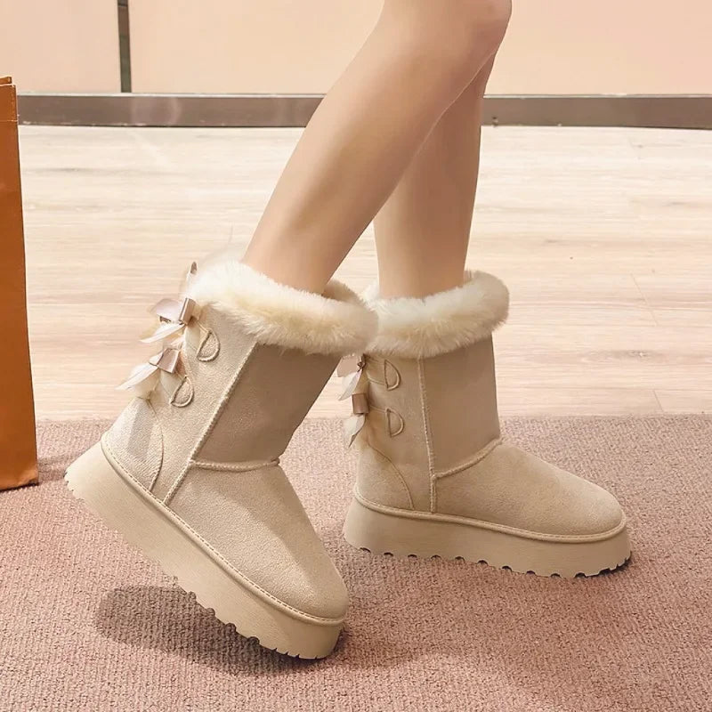 Women’s Winter Plush Platform Boots
