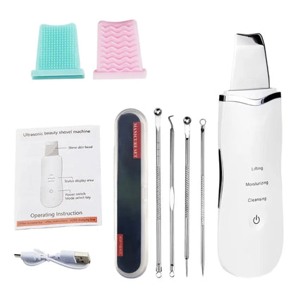 Ultrasonic Skin Scrubber Face Spatula