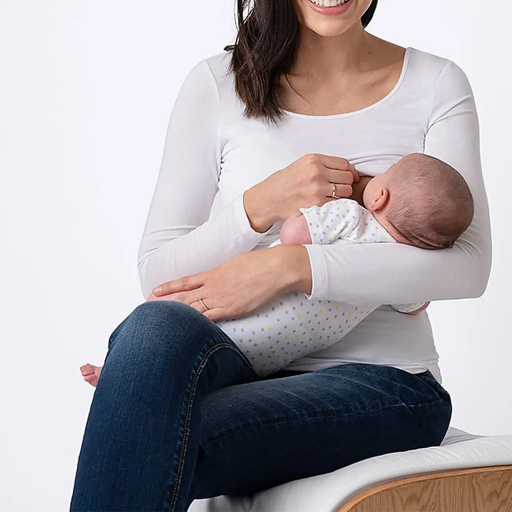 Long Sleeve Breastfeeding Tee