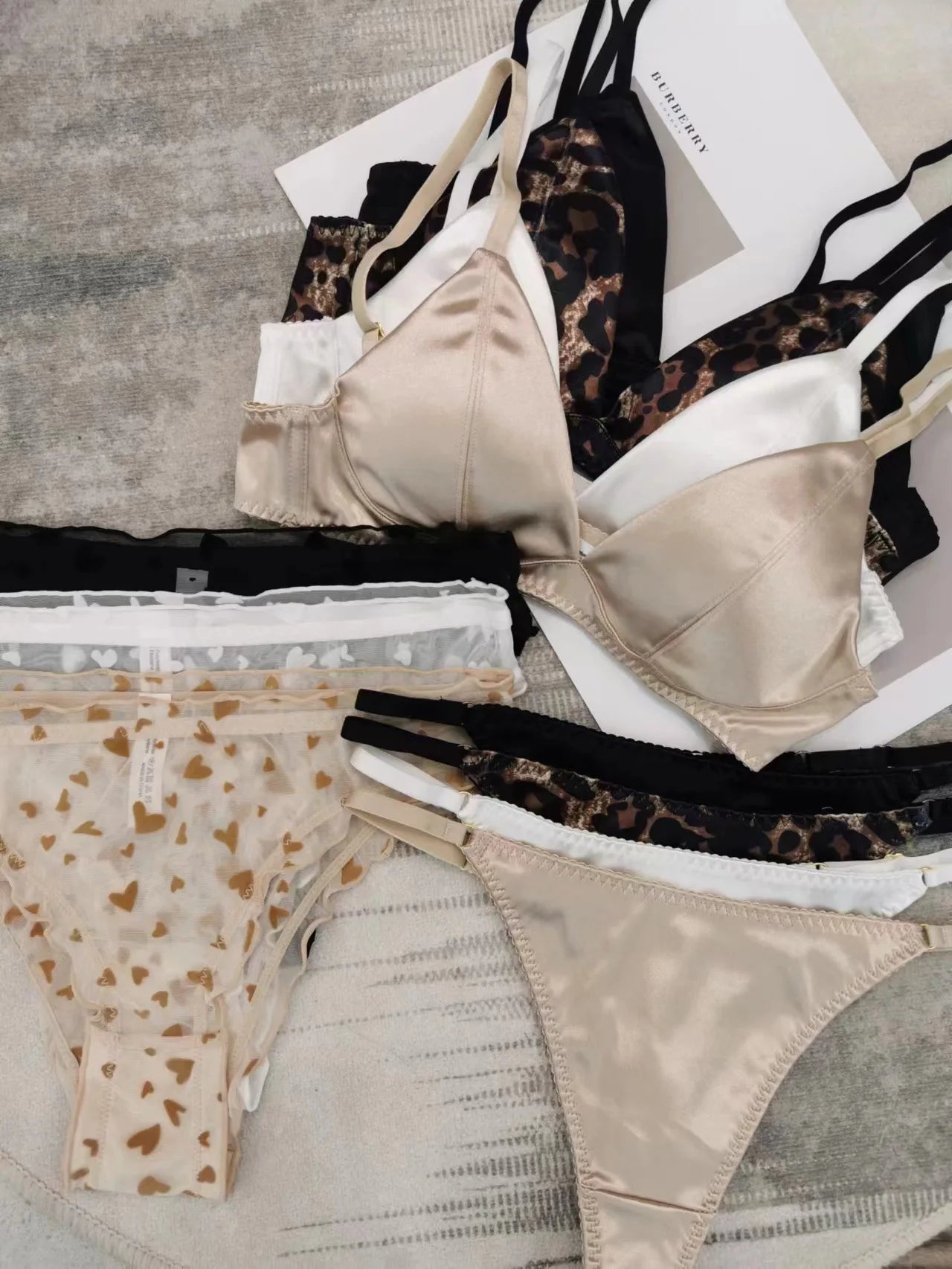 Seamless Lace Push-Up Lingerie Set