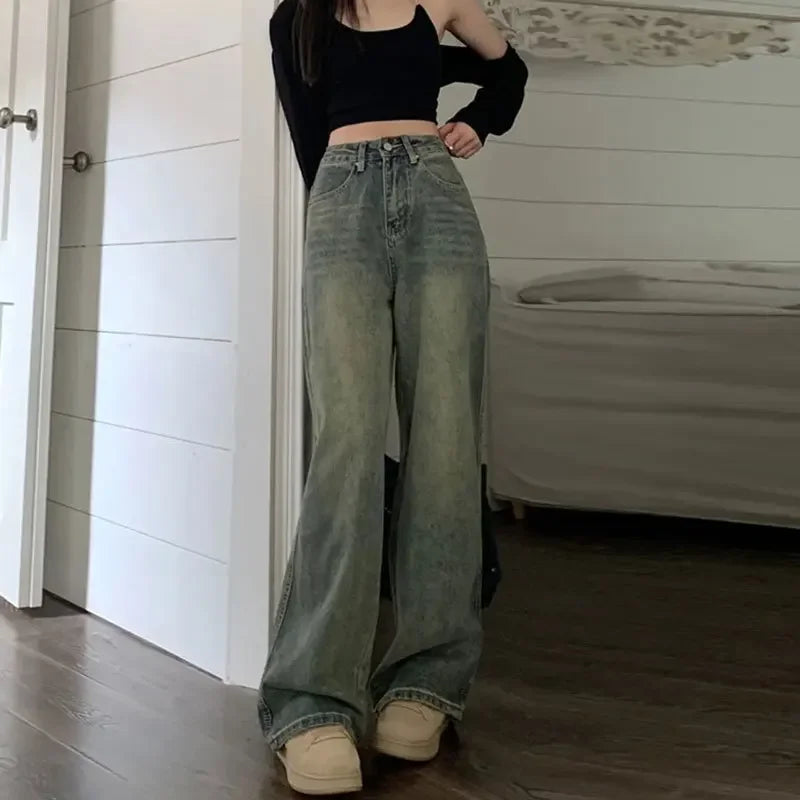 Vintage High-waisted Slimming Jeans