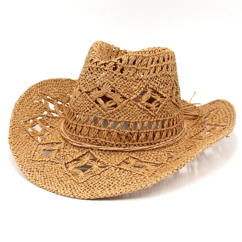 Straw Hat for Women Men Summer Handmade