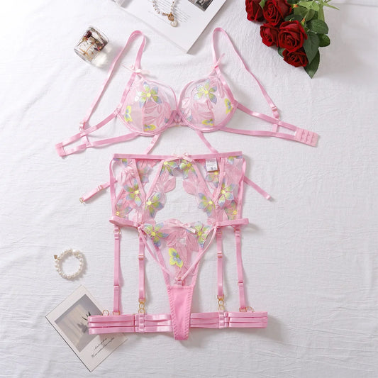 Floral Ultra Sexy Lingerie Set