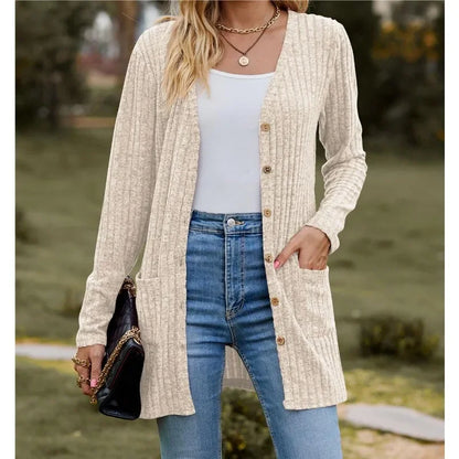 Ladies Casual Extensions Cardigan Jacket Coat