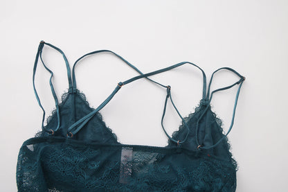 Elegant Scalloped Lace Wireless Set