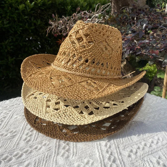 Straw Hat for Women Men Summer Handmade