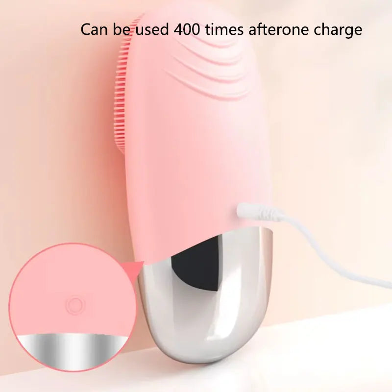 Electric Silicone Ultrasonic Facial Brush