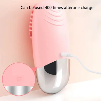 Electric Silicone Ultrasonic Facial Brush