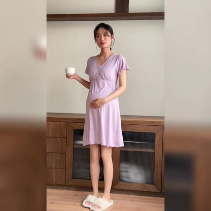 Maternity Nursing Sleep Dress