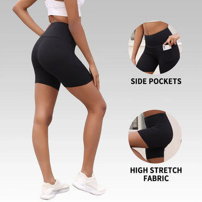 High Waisted Biker Shorts For Women
