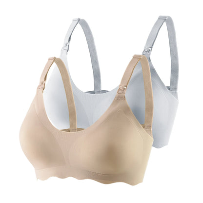 2PCS Ultra-Thin Breathable Nursing Bras
