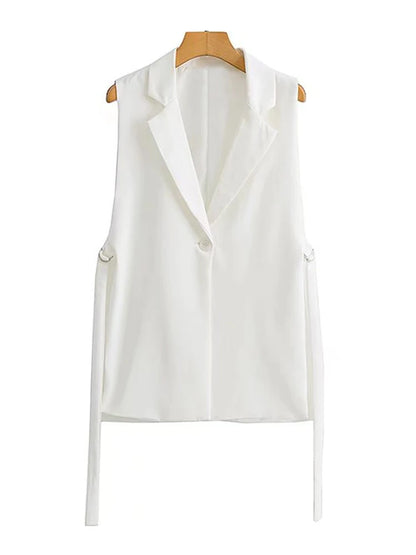 TRZA Women’s Vintage Button Vest