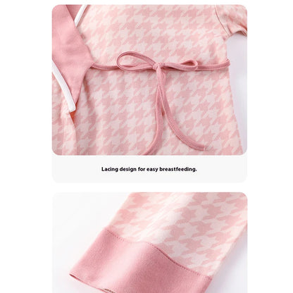 Nursing Pajamas with Chest Cushion