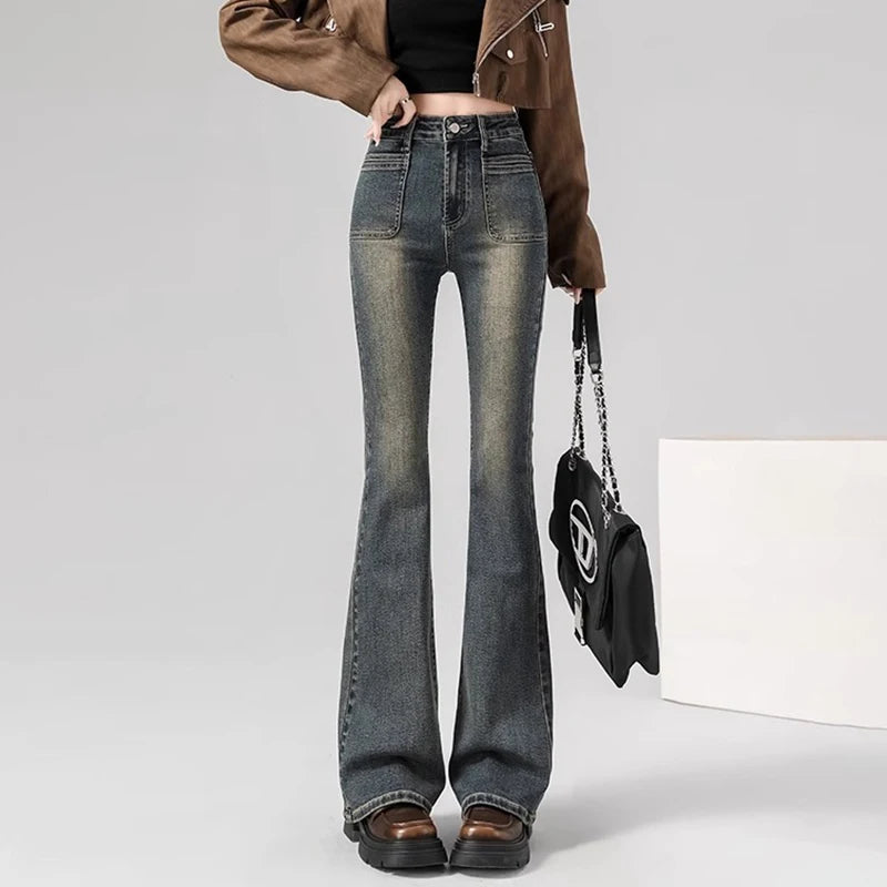 Vintage High Waist Flare Jeans