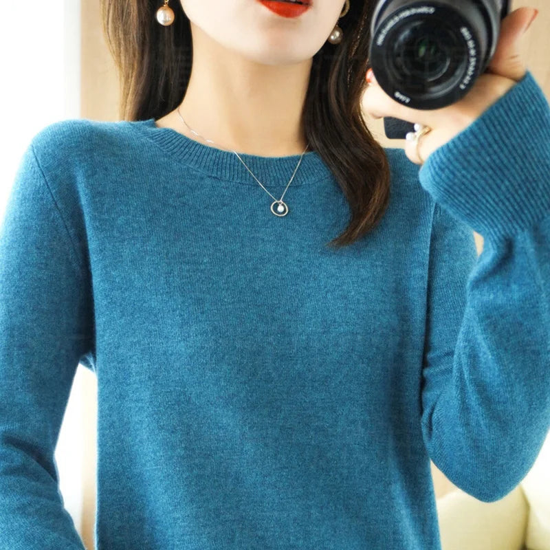 Women’s Cashmere Crew Neck Sweater