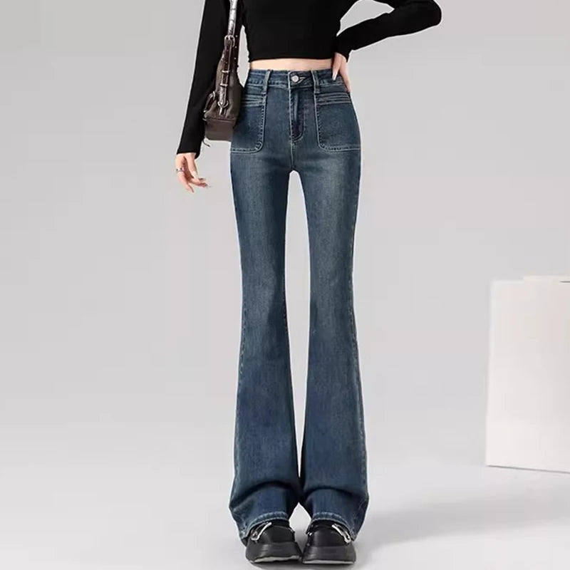 Vintage High Waist Flare Jeans