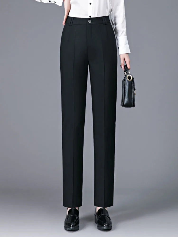 Women Formal High Waist Suit Pants