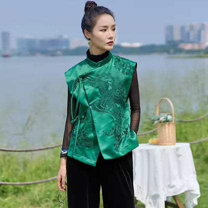 Chinese Style Outerwear Vest