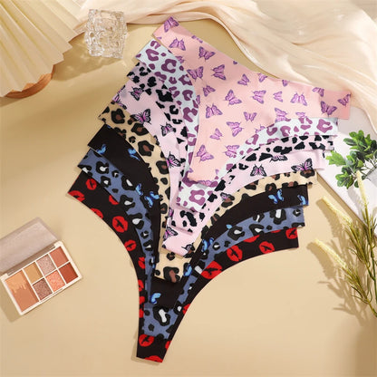 4-Piece Ultra Soft Seamless Thong Set