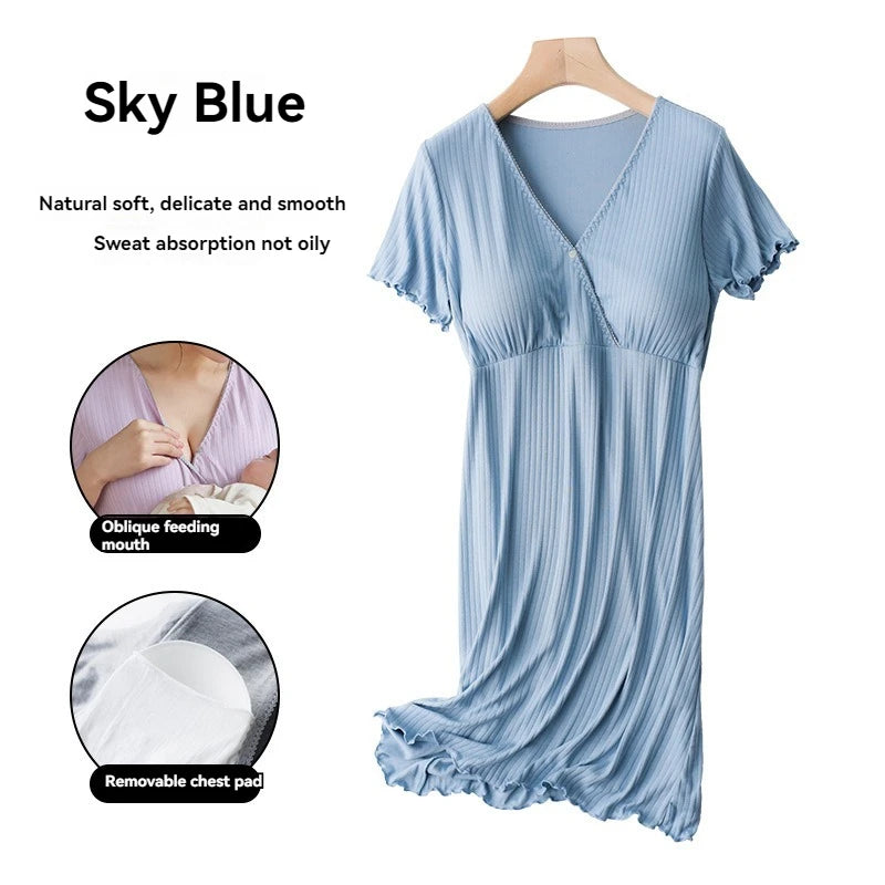 Maternity Nursing Sleep Dress