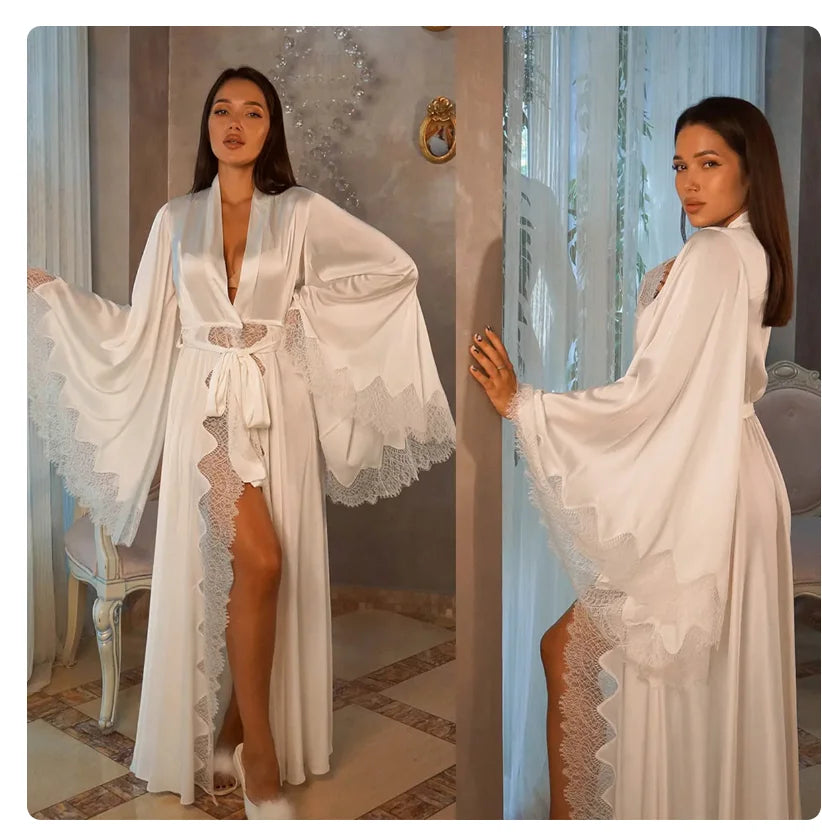 Women Robes Sleepwear Kimono Pajamas