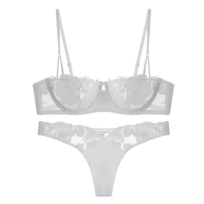 Seamless Lace Push-Up Lingerie Set