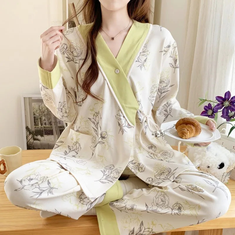 Adjustable Postpartum Menstrual & Nursing Pajamas