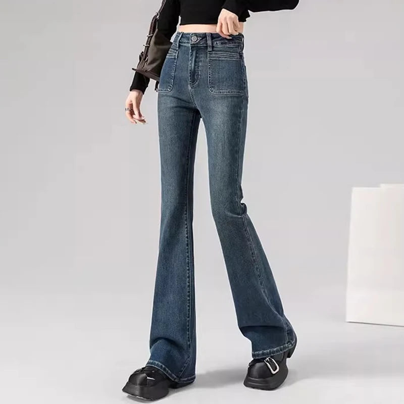 Vintage High Waist Flare Jeans