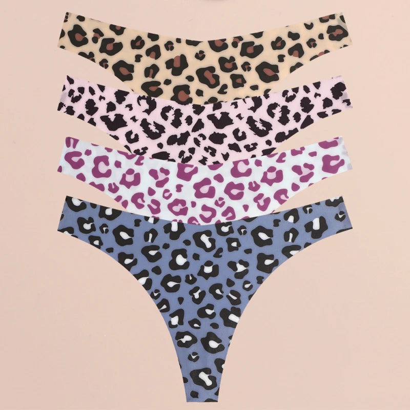 4-Piece Ultra Soft Seamless Thong Set