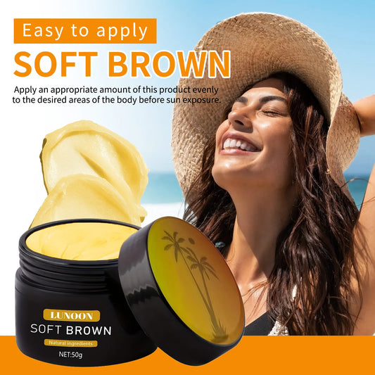 LUNOON SOFT BROWN 50g Natural Self-Tanning Balm