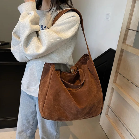 Vintage Suede Women’s Tote Bag