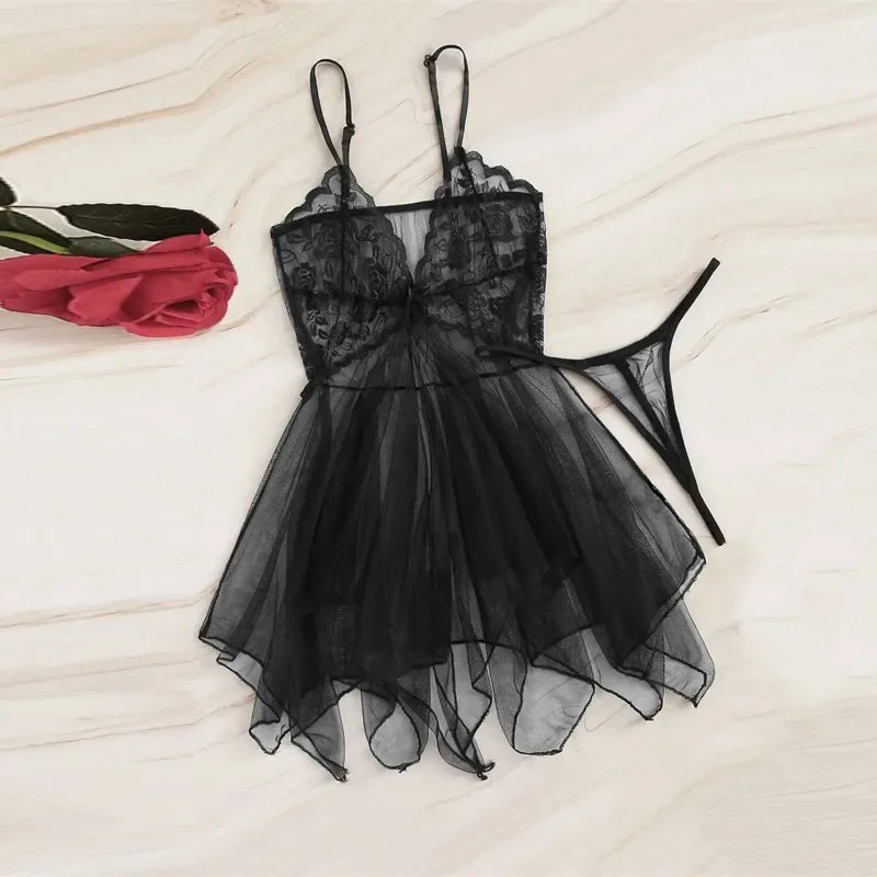 Women'S Lace Fluoroscopy Beauty Tulle