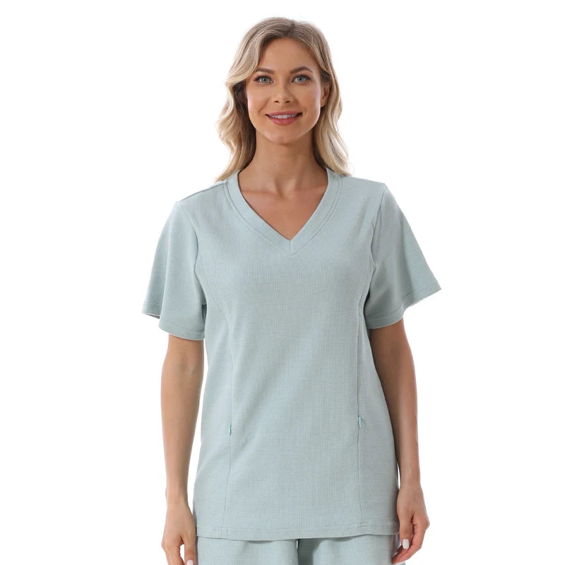 Plus Size Summer Maternity Breastfeeding Set