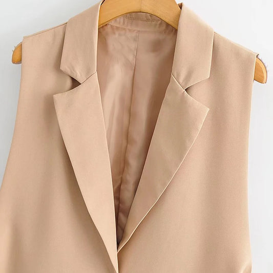 TRZA Women’s Vintage Button Vest