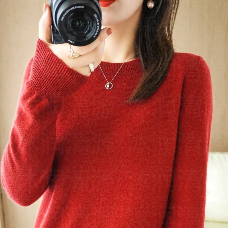 Women’s Cashmere Crew Neck Sweater