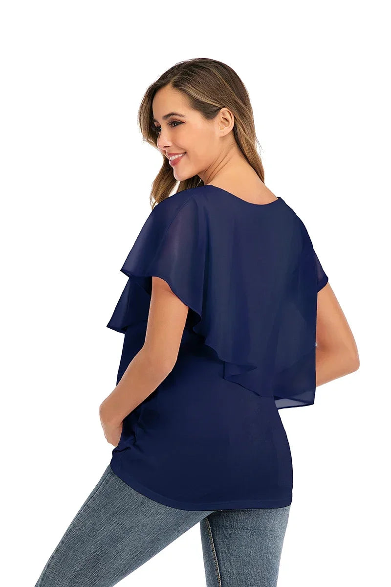 Sleeveless Wrap Nursing Top