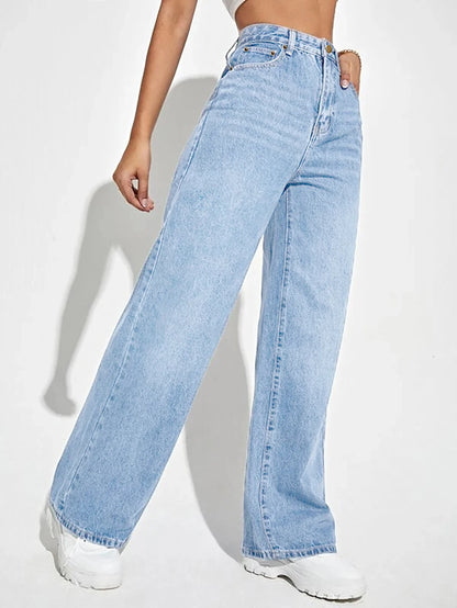 Women’s High Waist Wide Leg Jeans