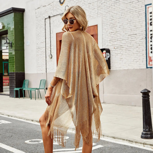 Pearl Tassel Swimwear Cover Up