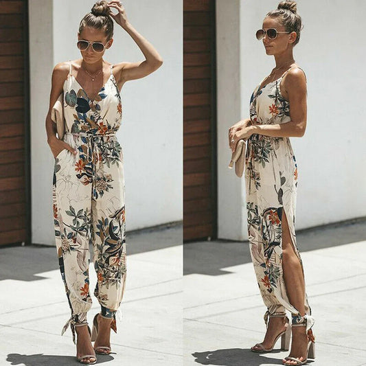 Women’s Summer Sleeveless Jumpsuit