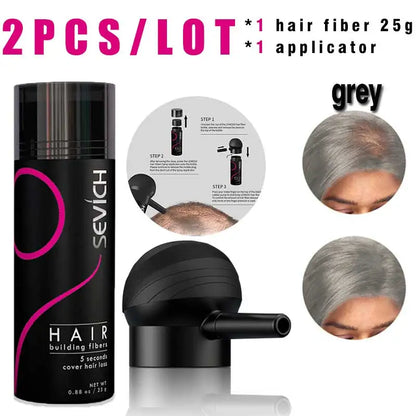 Hair Building Fiber & Applicator Set