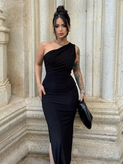 Casual Streetwear Club Maxi Dress