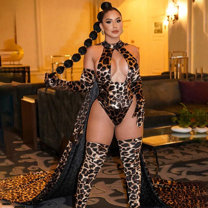 Sexy Leopard Print Lingerie Set