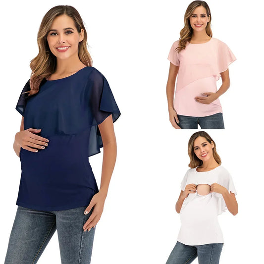 Sleeveless Wrap Nursing Top