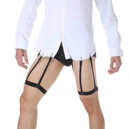Men's Elastic Shirts Holder Strap