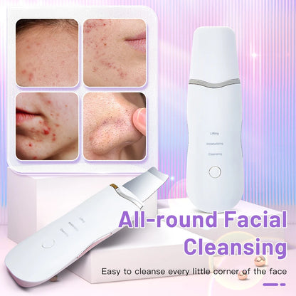Ultrasonic Skin Scrubber Face Spatula