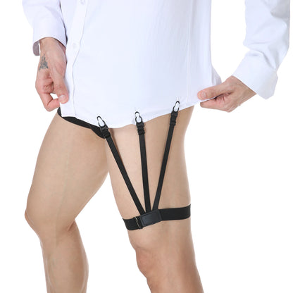 Men's Elastic Shirts Holder Strap