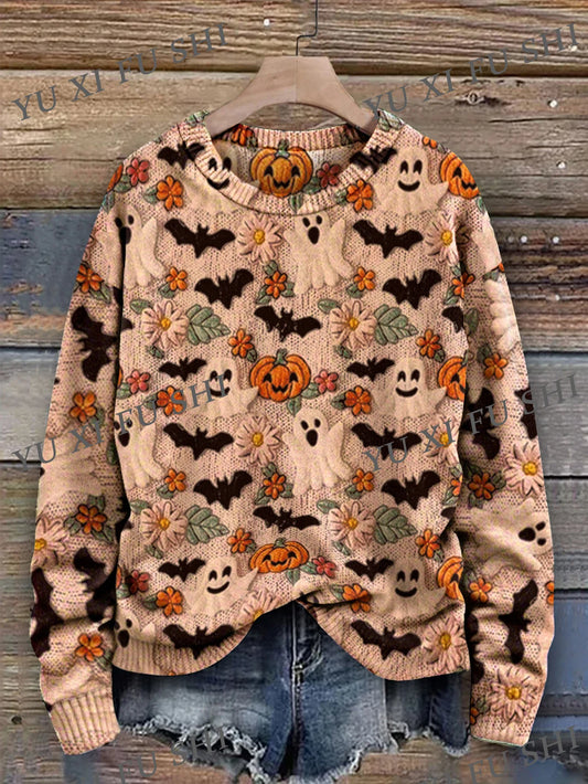 Women's Halloween Knit Sweater