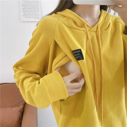 Maternity Nursing Hoodie Sweater